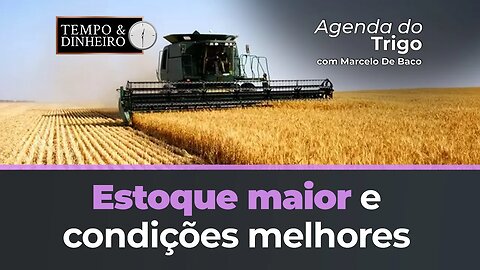 Estoque maiores e condições melhores, trazem o mercado de trigo de volta para a caixa dos 5 centavos