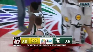 Michigan State beats Michigan for third time this season, wins Big Ten title