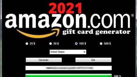 How to Generate Amazon Gift Card Codes 2021