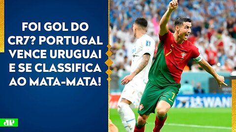 Cristiano Ronaldo CELEBRA "GOL FANTASMA", Portugal VENCE Uruguai e AVANÇA! | PÓS-JOGO COPA DO MUNDO