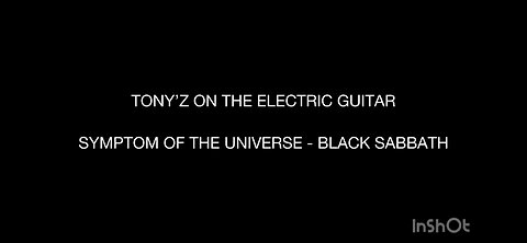 TONY’Z ON THE ELECTRIC GUITAR - SYMPTOM OF THE UNIVERSE (BLACK SABBATH)