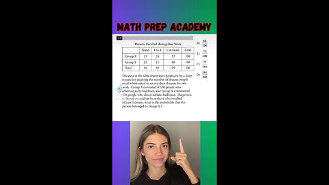 Can you find this PROBABILITY?! #sat #satreview #math