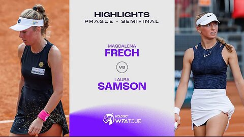 Magdalena Frech vs Laura Samson / 2024 Prague Semifinal / WTA Match Highlights