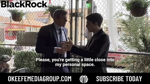 James O'Keefe confronts BlackRock Recruiter, he denies his own words. Hides in Police Station! 👮😂