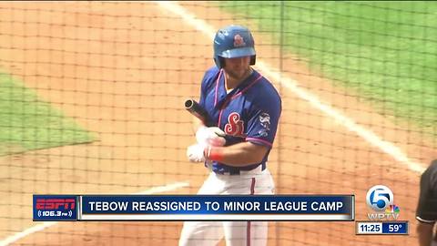 Tim Tebow assigned to Mets minor league camp