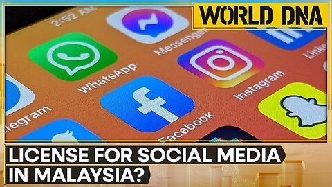 Social media platforms now need license to operate in Malaysia | World Tech DNA | WION| TN ✅
