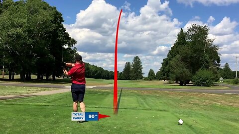 North Kingstown Golf Course - Back 9 - Every Shot on Course Vlog with Shot Tracers