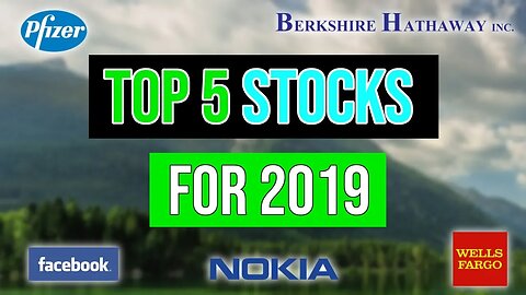 5 Stocks To DOMINATE In 2019 📈