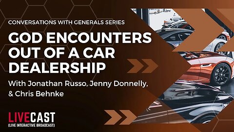 God Encounters Out Of A Car Dealership With Jonathan Russo Jenny Donnelly & Chris Behnke