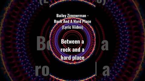 Bailey Zimmerman - Rock And A Hard Place (Lyrics) #shorts