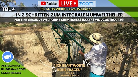 Trailer - Webinar #4 | 14.05.2021 | 20:00 - 21:30 In 3 Schritten zum "Integralen Umweltheiler"