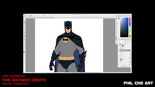 The Batman Digital Ink and Color Timelapse