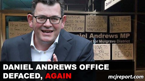 Andrews office defaced, again