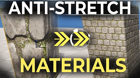 UE5: Anti-STRETCH Textures (World-Aligned Materials)
