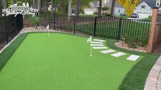 Backyard Retreat with Pool and Putting Green