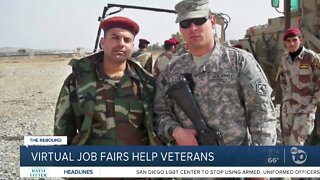 Virtual job fairs help veterans