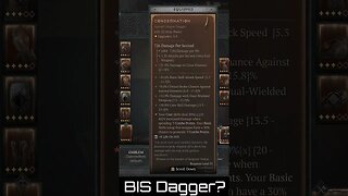 Diablo 4 Insane Unique Dagger