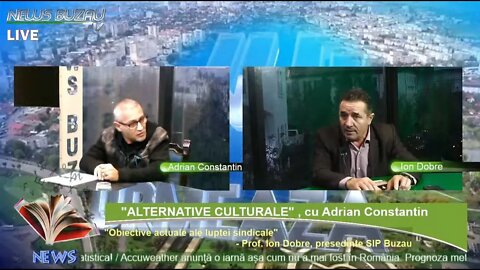 LIVE - TV NEWS BUZAU - "ALTERNATIVE CULTURALE", cu Adrian Constantin. "Obiective actuale ale lupt…