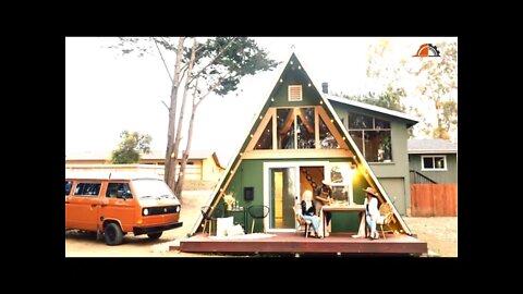 Cool and Comfortable! a Frame House surrounded by whales | A - Frame Boho