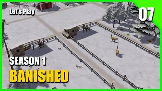 Banished: Mega Mod 9 (Season 1) - 07 - Trade Llamas & Lakeside Fish Smokery