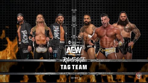 AEW Rampage Hangman Adam Page & The Young Bucks vs The Mogul Embassy for the ROH 6-Man Tag Titles