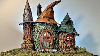 DIY Witch Castle Using Plastic Bottle
