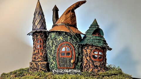 DIY Witch Castle Using Plastic Bottle