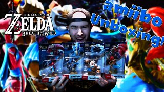 Zelda Breath of the Wild Champions amiibo UNBOXING!