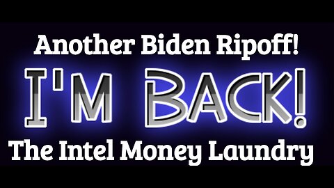 INTEL HAS SCREWED US ... WITH THE BLESSINGS OF BIDEN/HARRIS!