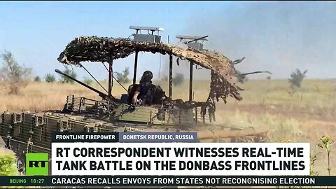 RT witnesses real-time tank battle on the frontline