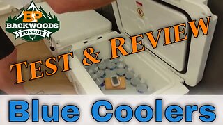 Blue Coolers Test & Review | ICE TEST - Blue Coolers vs Yeti!