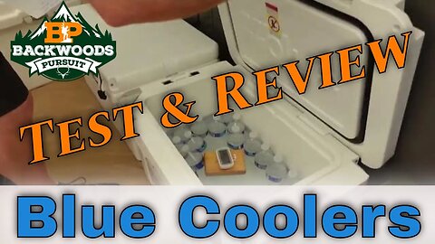Blue Coolers Test & Review | ICE TEST - Blue Coolers vs Yeti!