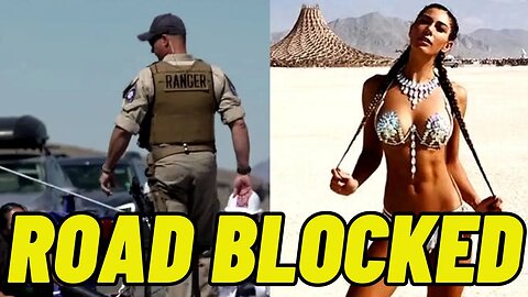 Burning Man Road blocked: KAREN arrested!