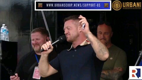 Tommy Robinson: "Most of my friends advised me not to come today...not come? I'm f*cking speaking"