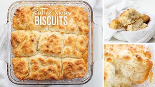 How to Make Butter Swim Biscuits -- iambaker.net