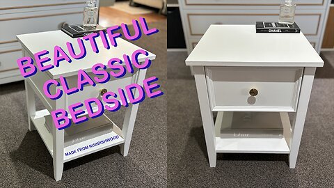 Making a Beautiful Classic Style Bedside Table