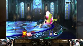 MVG Sandstorm: Singles - Z (Pikachu) vs. AirVault (Marth)