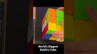 World’s Biggest Rubik’s Cube 🌎