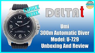 Weird Watch! | DeltaT Umi 300m Automatic Diver U-729 Microbrand Unbox & Review