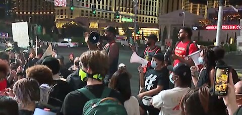 Protest in Las Vegas Day 2 after Breonna Taylor decision