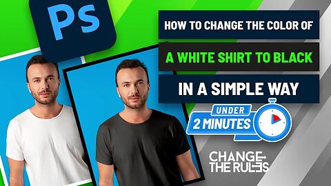 How To Change The Color Of A White Shirt To Black In A Simple Way