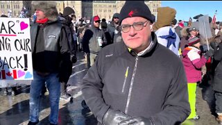You're not alone if you're with the freedom truckers: Ezra Levant on Parliament Hill