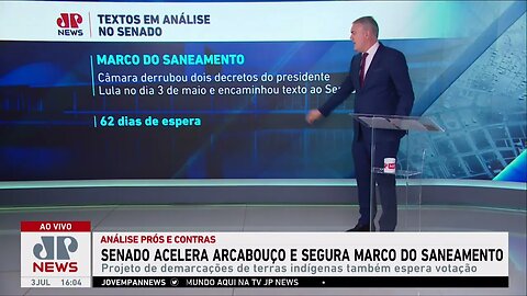 Senado acelera arcabouço e segura marco do saneamento I PRÓS E CONTRAS