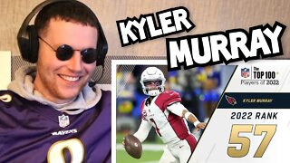 Rugby Player Reacts to KYLER MURRAY (Arizona Cardinals, QB) #57 NFL Top 100 Players in 2022
