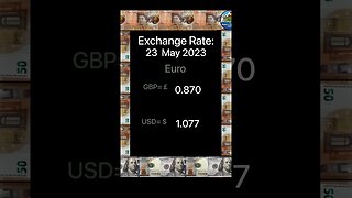 Exchange Rates Today GBP EUR USD 23 May 2023