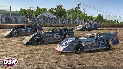 WoO iRacing Dirt Super Late Model Ghost Racing - Cedar Lake Speedway - Car Control Where Are You?