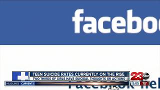 Teen suicide on the rise