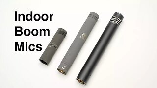 3 Professional Indoor Boom Microphones: Sennheiser, Schoeps, Audio Technica