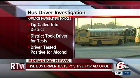 Bus driver tests positive for alcohol after driving students to school in Hamilton County