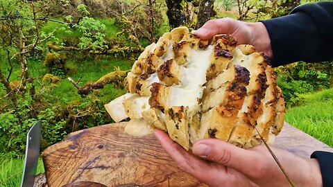 The size of this Cheese Garlic Bread will surprise you��. ASMR Cooking